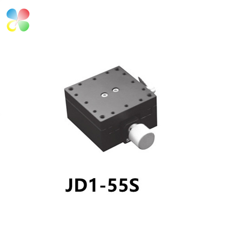  JD-55S 50*50mm 絲桿驅動 手動燕尾槽滑臺